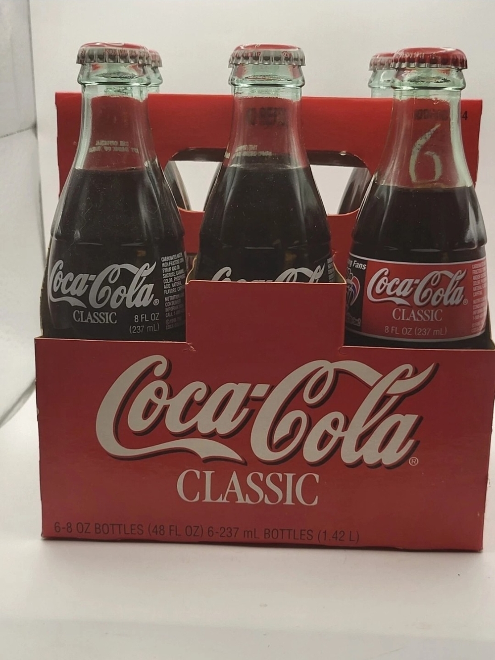 Coca-Cola Classic 6-Pack NASCAR Themed Bottled Dover Bristol Speedways
